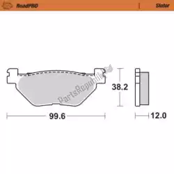 Aqui você pode pedir o pastilha de freio 400303, pastilha de freio sinterizada em Moto Master , com o número da peça 6257400303: