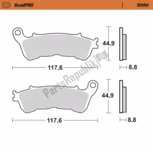 MOTO MASTER 6257401103 pastiglie freno 401103, pastiglie freno sinterizzate - Il fondo