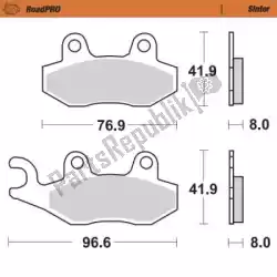 remblok 401303, brake pads sinter van Moto Master, met onderdeel nummer 6257401303, bestel je hier online: