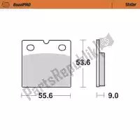 6257401601, Moto Master, Plaquette de frein 401601, plaquettes de frein frittées    , Nouveau