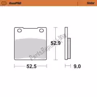 6257401902, Moto Master, Pastilla de freno 401902, pastillas de freno sinterizadas    , Nuevo