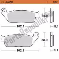 6257402501, Moto Master, Brake pad 402501, brake pads sinter    , New