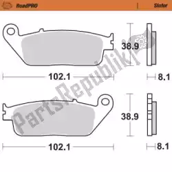 remblok 402501, brake pads sinter van Moto Master, met onderdeel nummer 6257402501, bestel je hier online: