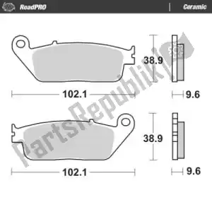 MOTO MASTER 6257402504 klocek hamulcowy 402504, klocki hamulcowe organiczne - Dół