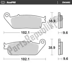 Aquí puede pedir pastilla de freno 402604, pastillas de freno orgánicas de Moto Master , con el número de pieza 6257402604: