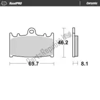 6257402704, Moto Master, Pastilhas de freio 402704, pastilhas de freio orgânicas    , Novo