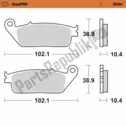 remblok 403002, brake pads sinter van Moto Master, met onderdeel nummer 6257403002, bestel je hier online: