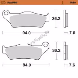 remblok 403201, brake pads sinter van Moto Master, met onderdeel nummer 6257403201, bestel je hier online: