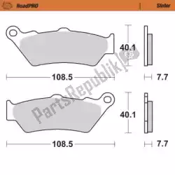 Qui puoi ordinare pastiglie freno 403301, pastiglie freno sinterizzate da Moto Master , con numero parte 6257403301: