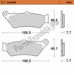 MOTO MASTER 6257403301 pastiglie freno 403301, pastiglie freno sinterizzate - Il fondo