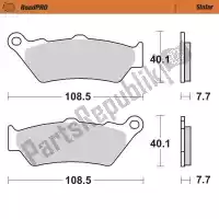 6257403302, Moto Master, Remblok 403302, brake pads sinter    , Nieuw