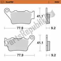 Aqui você pode pedir o pastilha de freio 403402, pastilha de freio sinterizada em Moto Master , com o número da peça 6257403402: