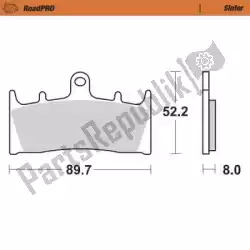 Aqui você pode pedir o pastilha de freio 403601, pastilha de freio sinterizada em Moto Master , com o número da peça 6257403601: