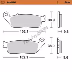Qui puoi ordinare pastiglie freno 404001, pastiglie freno sinterizzate da Moto Master , con numero parte 6257404001: