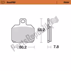 Aquí puede pedir pastilla de freno 404802, pastillas de freno sinterizadas de Moto Master , con el número de pieza 6257404802: