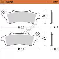 6257405202, Moto Master, Pastiglie freno 405202, pastiglie freno sinterizzate    , Nuovo