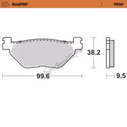 remblok 405802, brake pads sinter van Moto Master, met onderdeel nummer 6257405802, bestel je hier online: