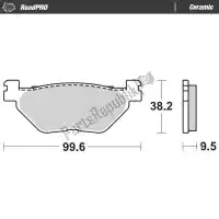 6257405804, Moto Master, Brake pad 405804, brake pads organic    , New