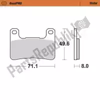 6257406301, Moto Master, Pastiglie freno 406301, pastiglie freno sinterizzate    , Nuovo