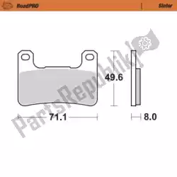 Aqui você pode pedir o pastilha de freio 406301, pastilhas de freio sinter em Moto Master , com o número da peça 6257406301: