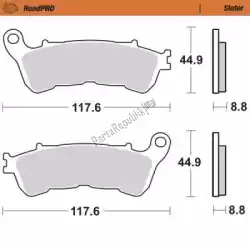 Aquí puede pedir pastilla de freno 406501, pastillas de freno sinterizadas de Moto Master , con el número de pieza 6257406501: