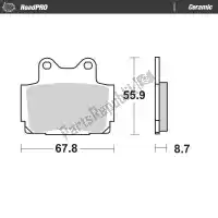 6257408504, Moto Master, Pastiglie freno 408504, pastiglie freno organiche    , Nuovo