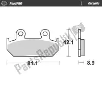 6257408604, Moto Master, Pastilha de freio 408604, pastilhas de freio orgânicas    , Novo