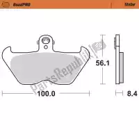 6257408701, Moto Master, Remblok 408701, brake pads sinter    , Nieuw