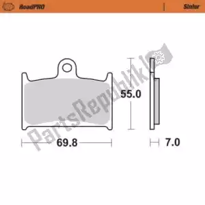 MOTO MASTER 6257409601 pastiglie freno 409601, pastiglie freno sinterizzate - Il fondo