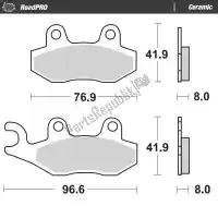 6257410504, Moto Master, Pastiglie freno 410504, pastiglie freno organiche    , Nuovo