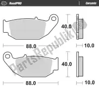 6257410604, Moto Master, Klocek hamulcowy 410604, klocki hamulcowe organiczne    , Nowy