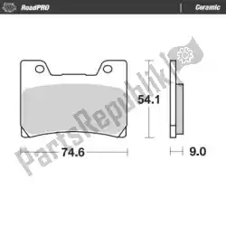 Qui puoi ordinare pastiglie freno 411204, pastiglie freno organiche da Moto Master , con numero parte 6257411204: