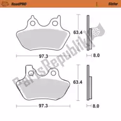 Aquí puede pedir pastilla de freno 411901, pastillas de freno sinterizadas de Moto Master , con el número de pieza 6257411901: