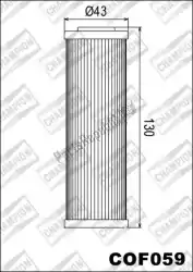 Aquí puede pedir filtro, aceite cof059 de Champion , con el número de pieza 525902: