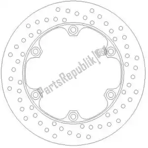 FERODO 09800100 disk fmd0010r - Upper side