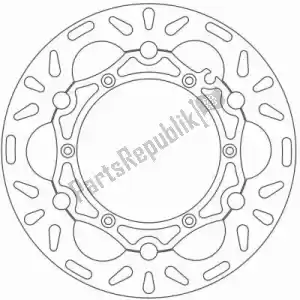 FERODO 09800170 disk fmd0017rf - Upper side