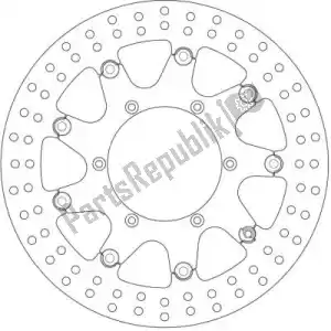 FERODO 09800382 disk fmd0038rf - Upper side
