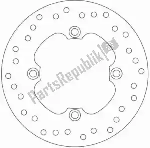 FERODO 09800570 disk fmd0057r - Upper side