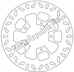 Here you can order the disk fmd0077r from Ferodo, with part number 09800770: