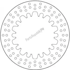 FERODO 09800810 disk fmd0081r - Upper side