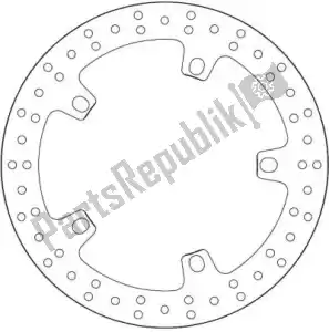 FERODO 09800830 disco fmd0083r - Lato superiore