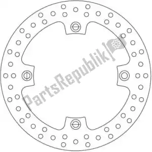 FERODO 09800870 disco fmd0087r - Lato superiore