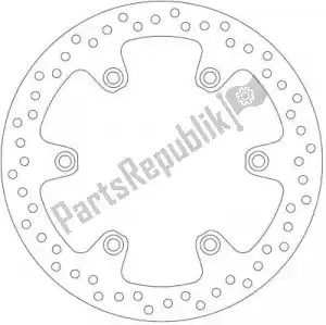 FERODO 09801010 disco fmd0101r - Lato superiore
