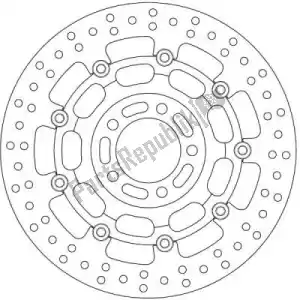 FERODO 09801208 disk fmd0120rx - Upper side