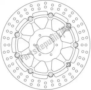 FERODO 09801218 disk fmd0121rx - Upper side