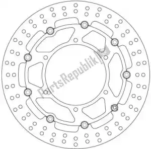FERODO 09801298 disk fmd0129rx - Upper side