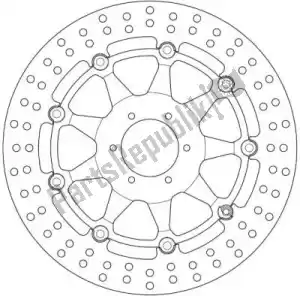 FERODO 09801328 disk fmd0132rx - Upper side
