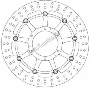 FERODO 09801358 disk fmd0135rx - Upper side