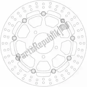 FERODO 09801468 disk fmd0146rx - Upper side