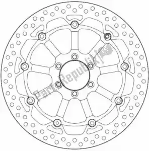 FERODO 09801478 disco fmd0147rx - Lato superiore